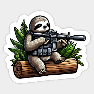 Tactical Sloth Sticker